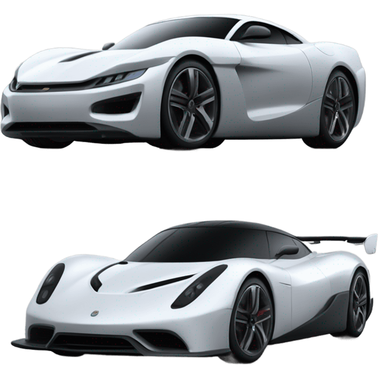 racing supercar side view emoji