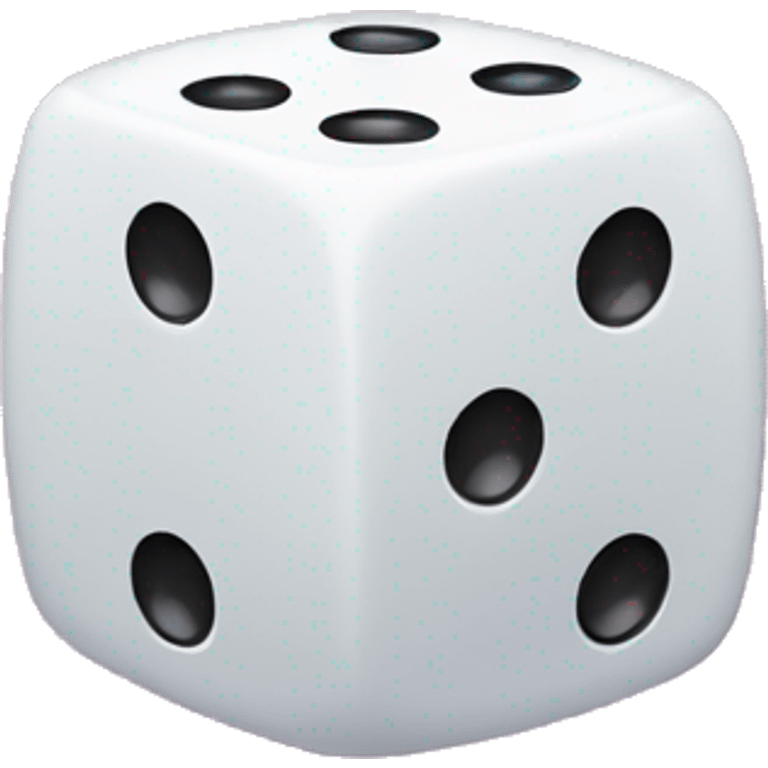 dICE WITH ONE dot fcaing emoji