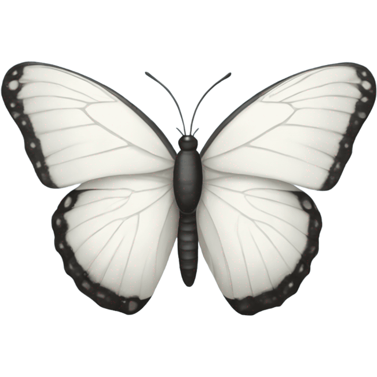 White butterfly  emoji