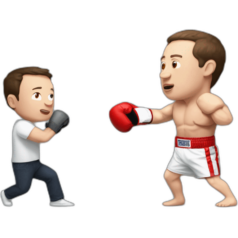 musk boxing zuckerberg emoji