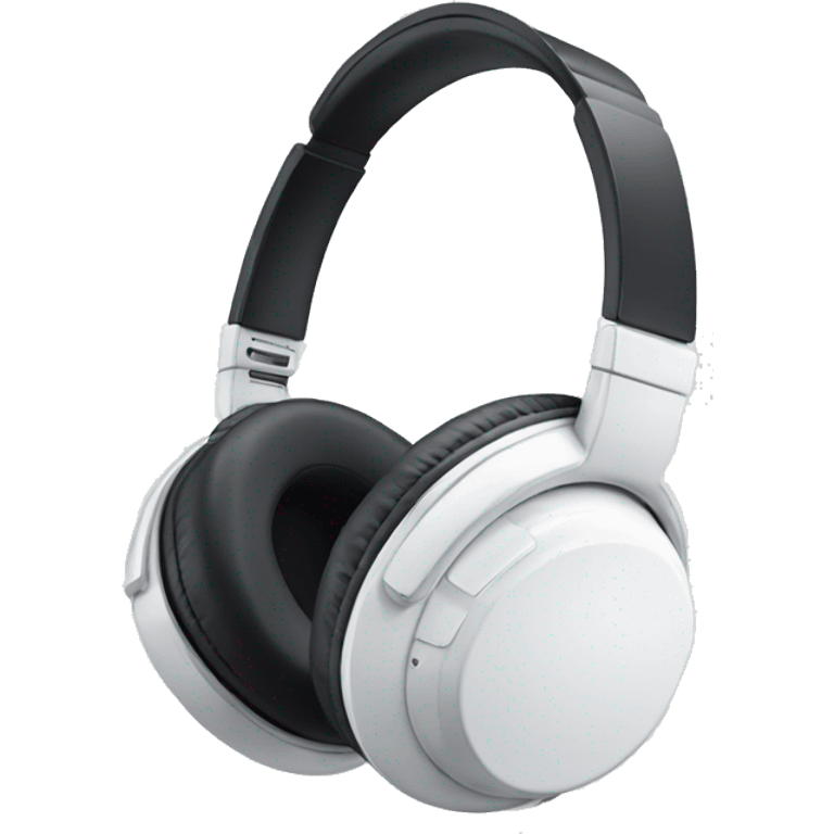 White Sony headphones emoji