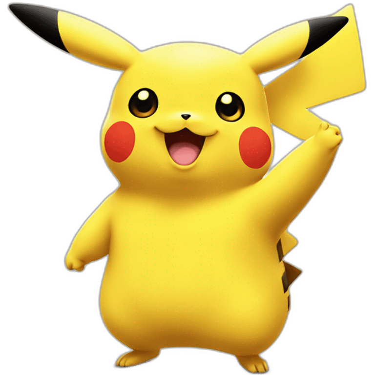 obese pikachu thumbs up emoji