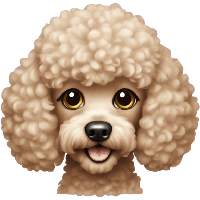 toy poodle emoji