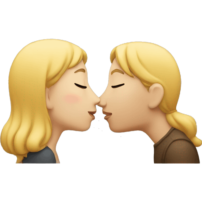 Couple kissing  emoji