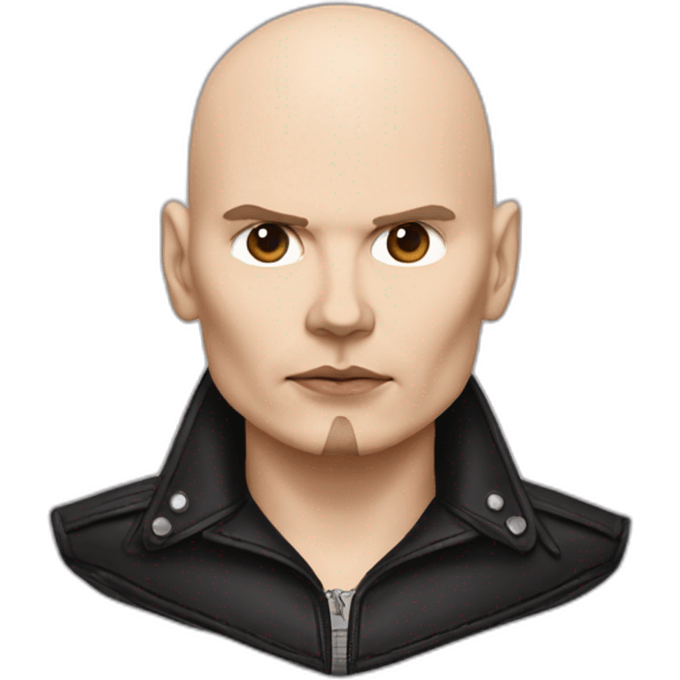 Billy corgan with leather top emoji