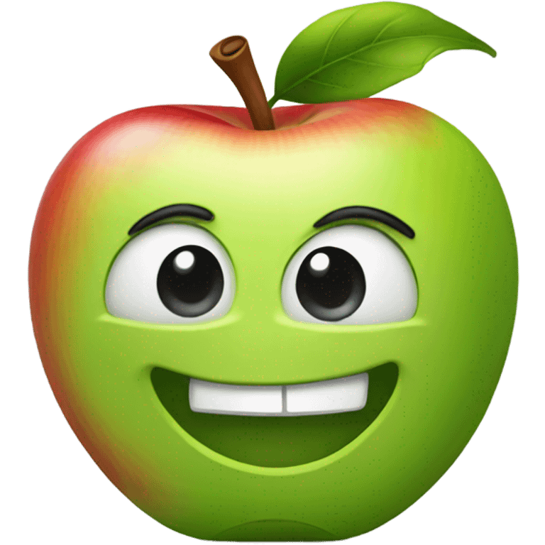 Apple winking  emoji