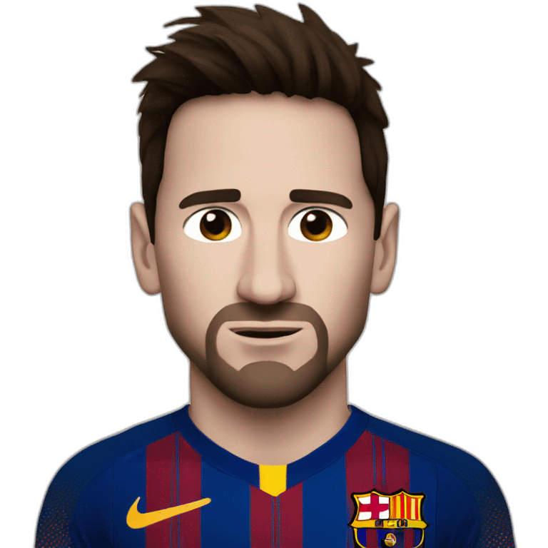 messi without eyes emoji