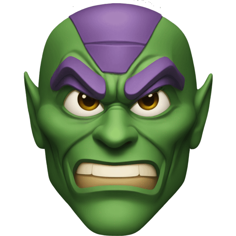 green goblin mask from spider-man  emoji