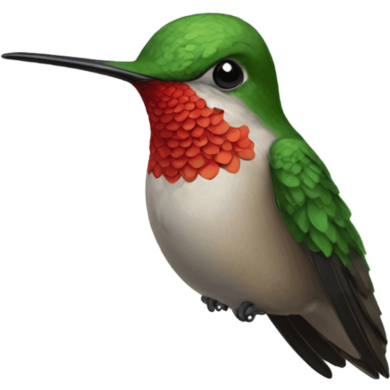 The little hummingbird emoji