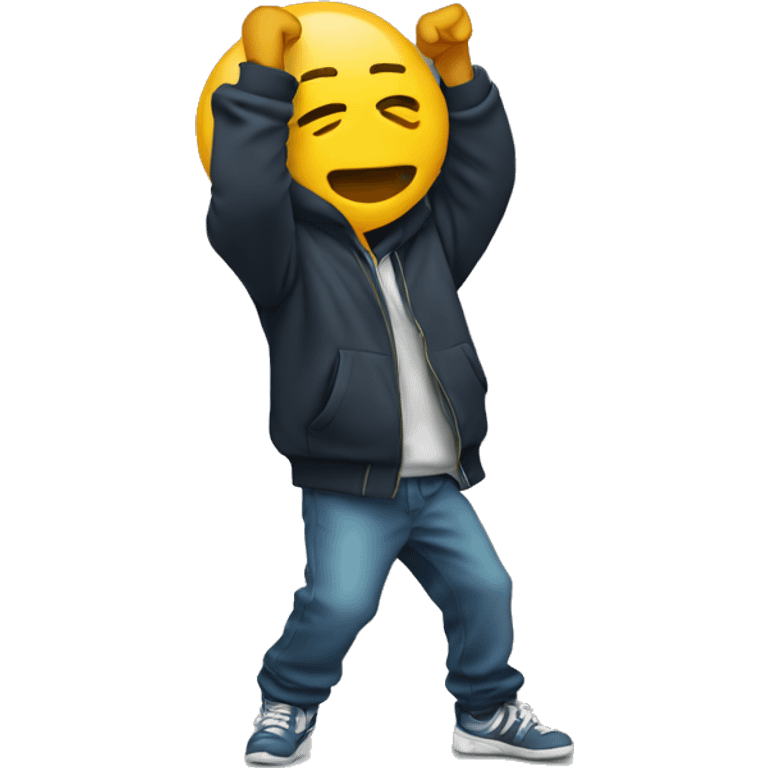 person dabbing emoji