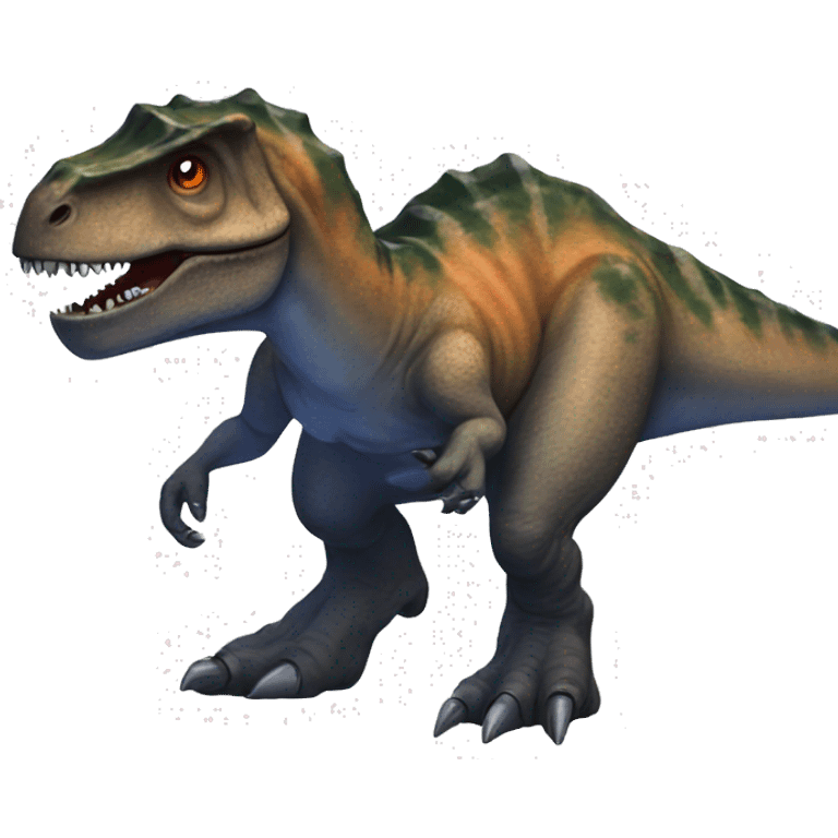 dinosaur with asteroids emoji