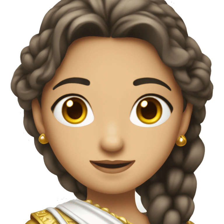 Princesa blanca con churos  emoji