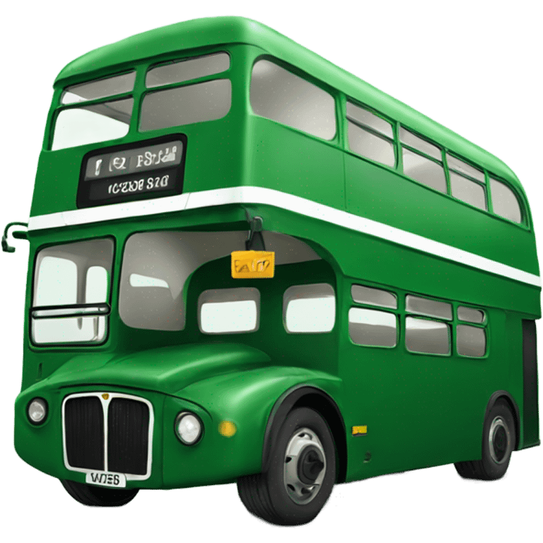 Green London bus  emoji