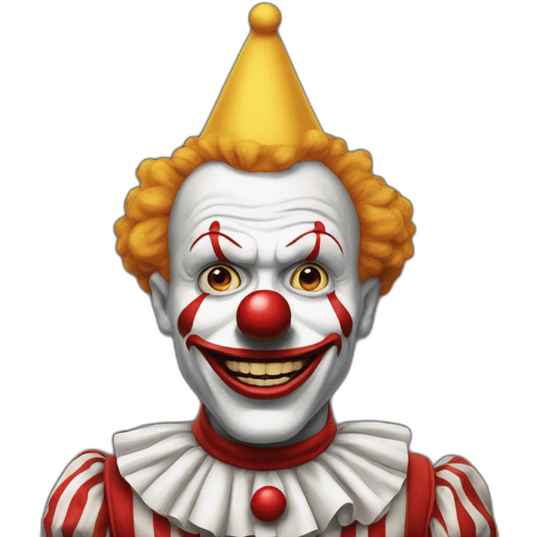 Clown mechant emoji