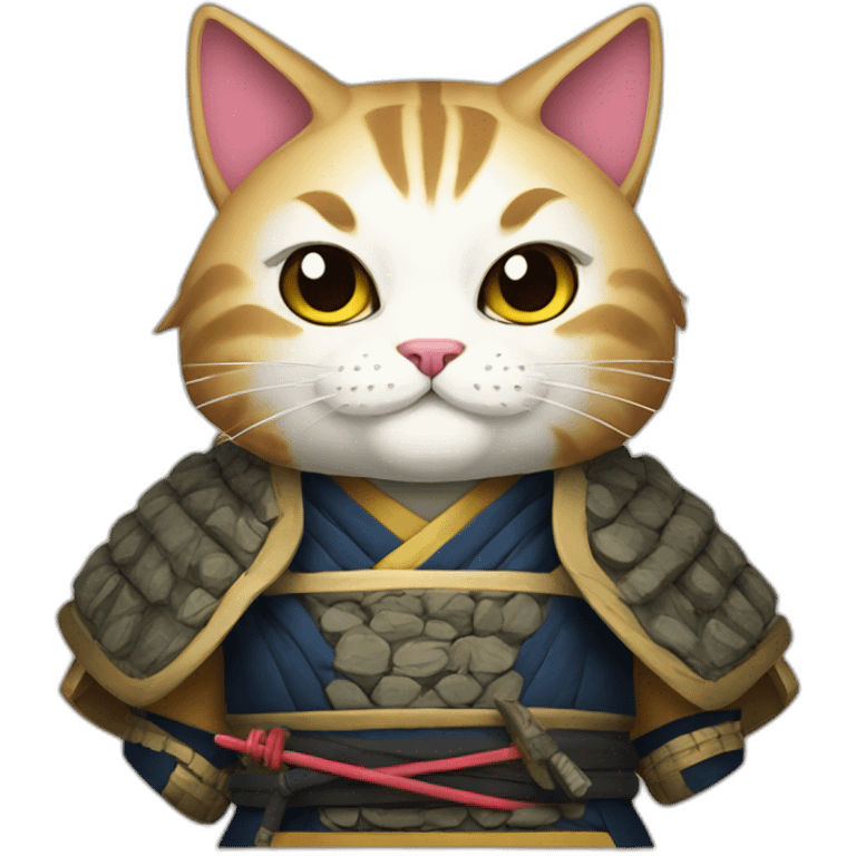 samurai cat emoji