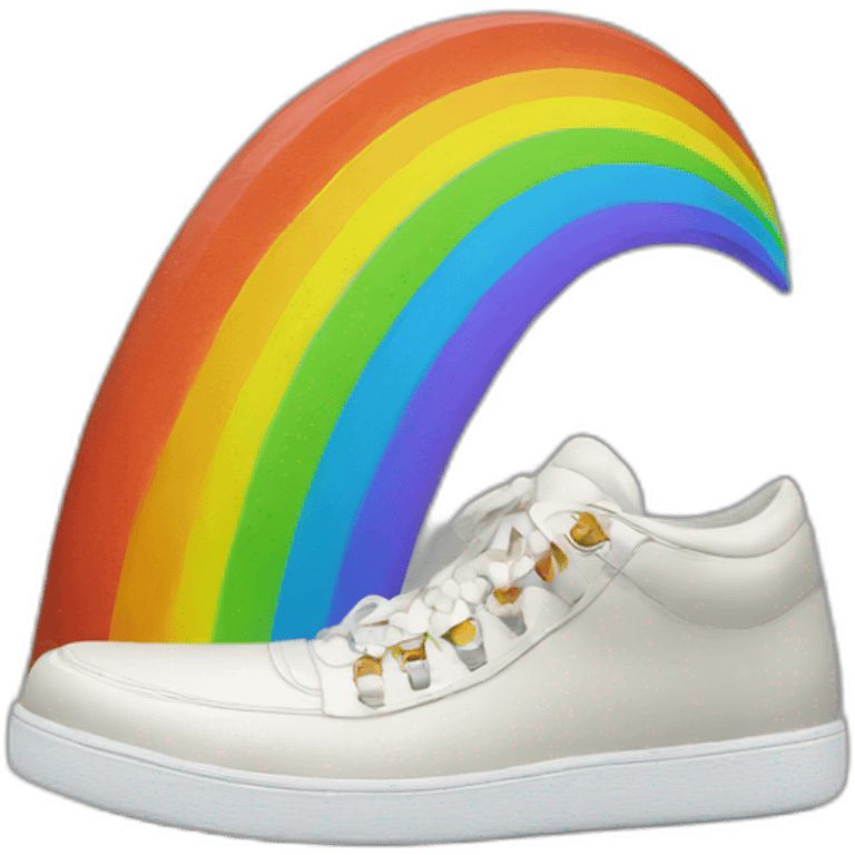 rainbow sneaker emoji