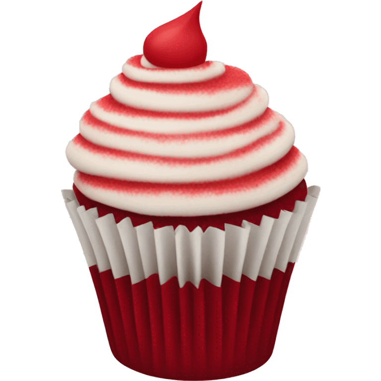 red velvet cupcake emoji