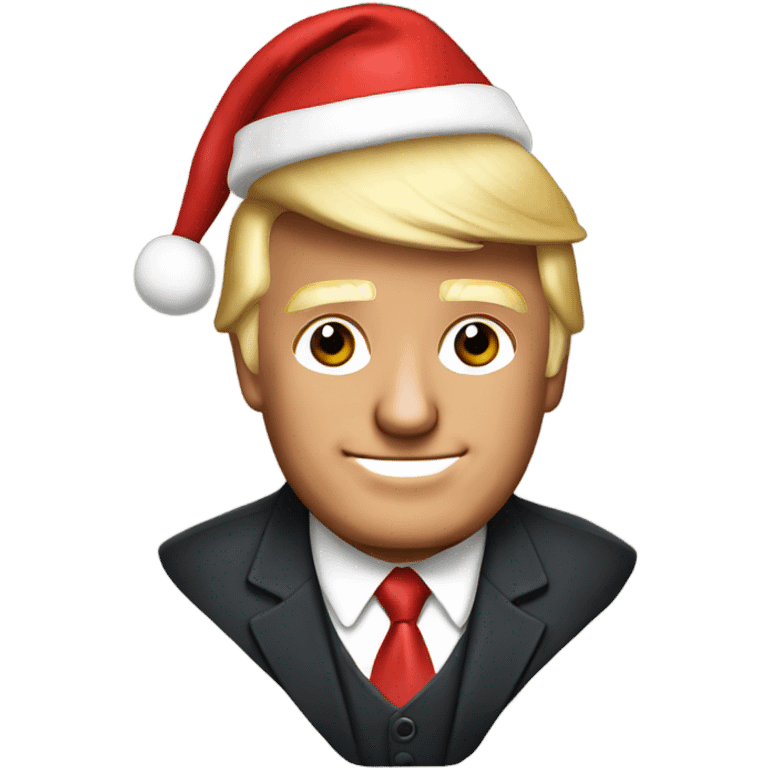 Merry Christmas Donald Trump emoji