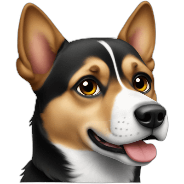 Macron as a dog emoji