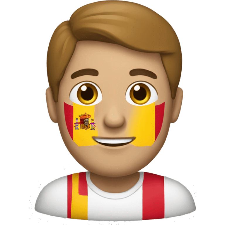 Man with a Spanish Republican flag emoji