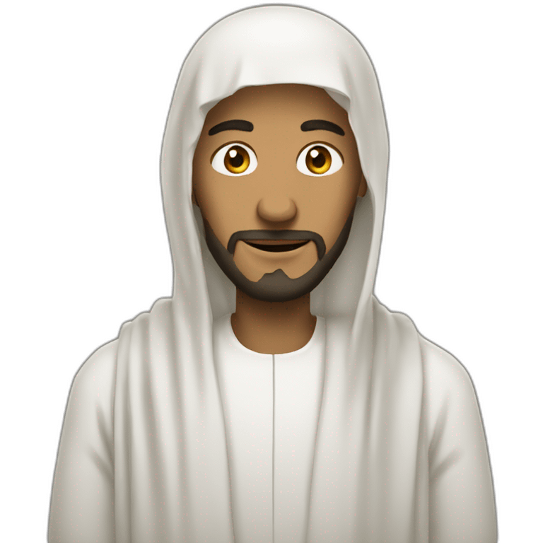 personne qui prie en islam emoji