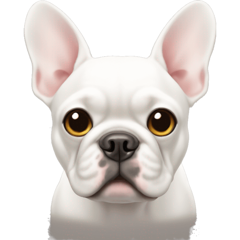 White French bulldog emoji