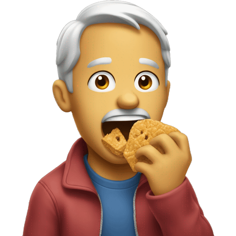 Eating snacks emoji