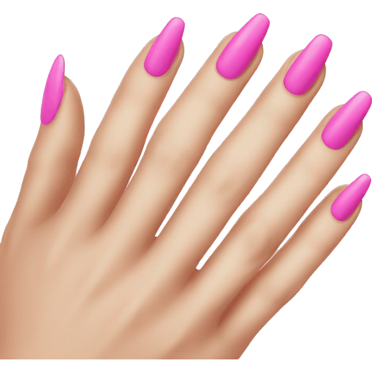 pink nails emoji