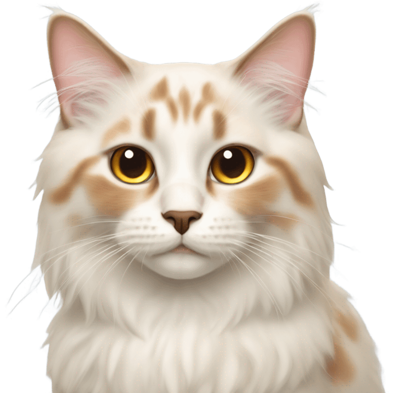 flame point ragdoll cat emoji