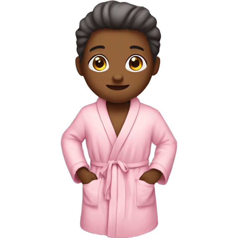 Cute light pink robe emoji