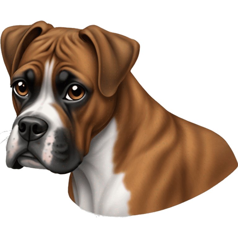 Brindle boxer emoji