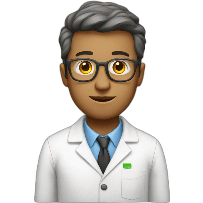 scientist white male emoji