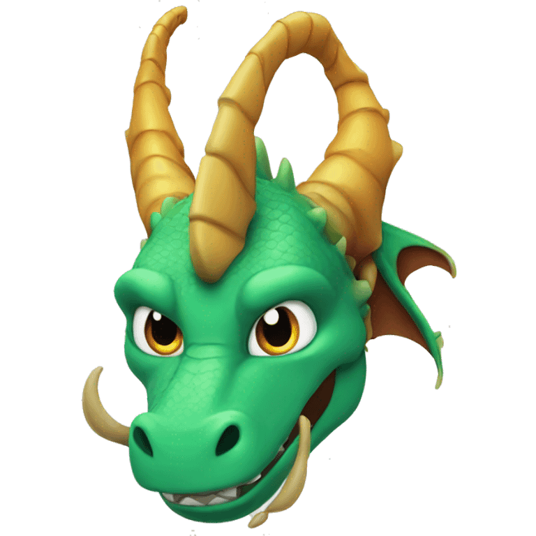 dragon with a horn emoji