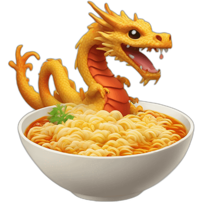 ramen dragon emoji