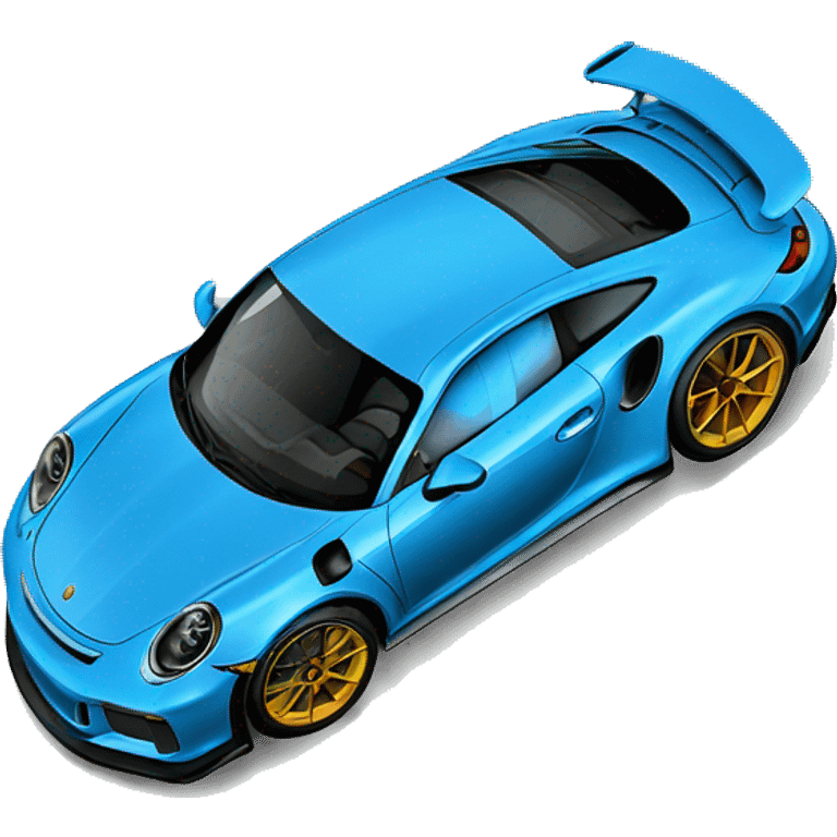 Porsche gt3 rs shark blue emoji