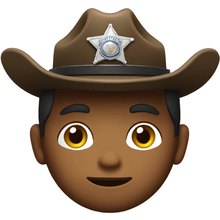 Police officer cowboy hat emoji