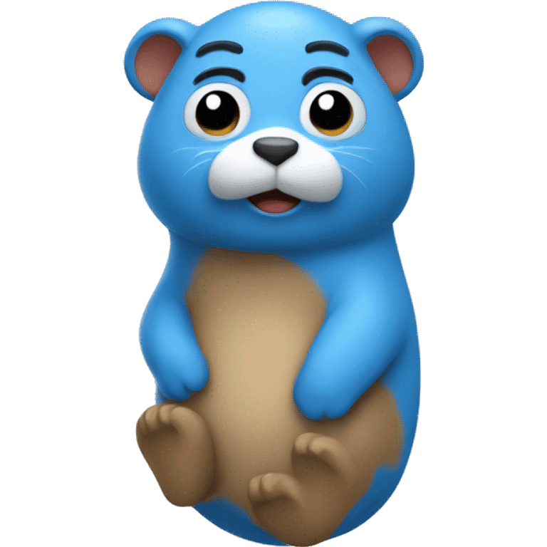 Blue Golang Gopher emoji