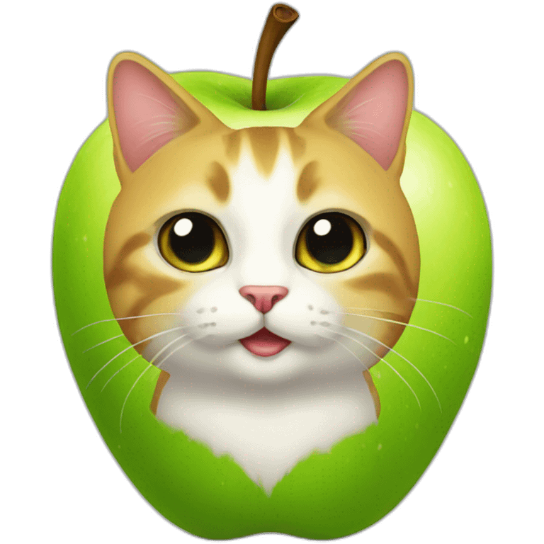 apple-cat emoji