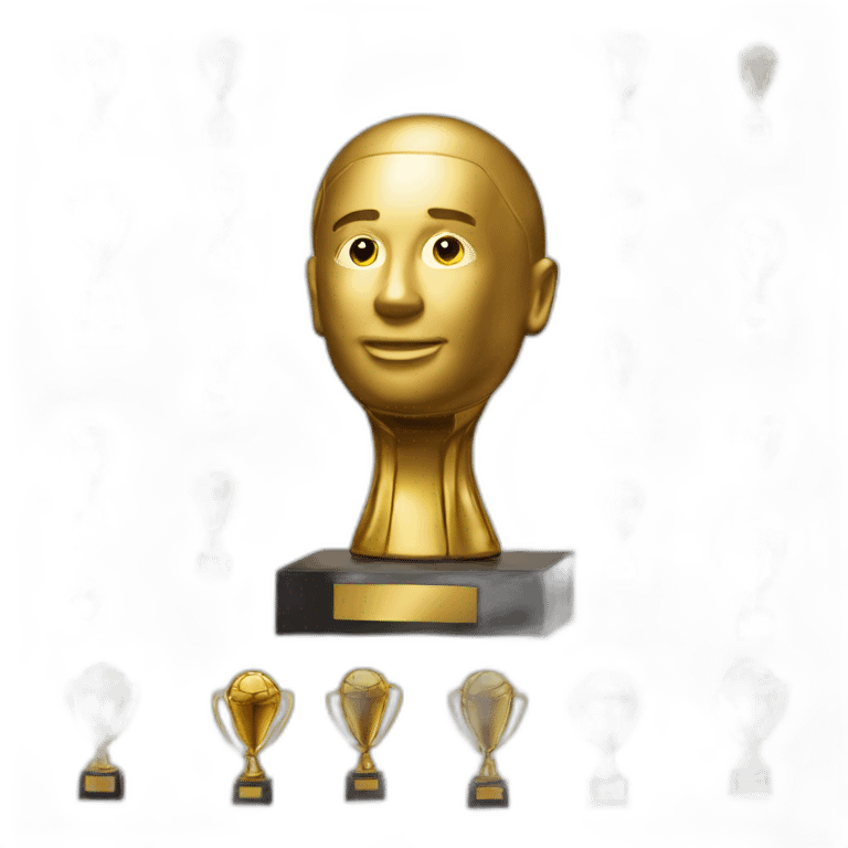 8 ballon d or trophées emoji