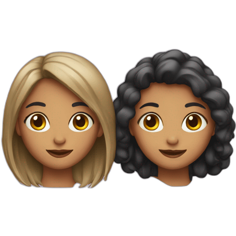 two girls emoji