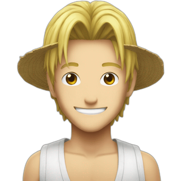 Lufy from one piece emoji