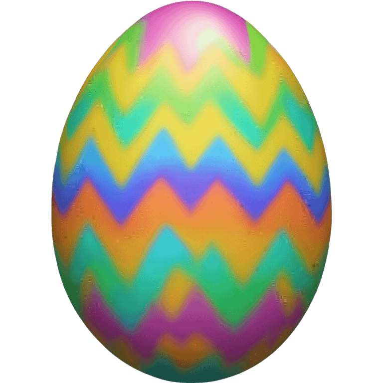 colorful dyed easter egg emoji