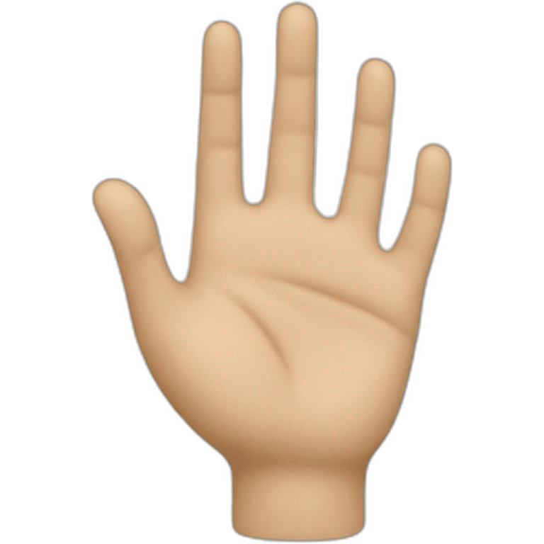 hand obove head emoji