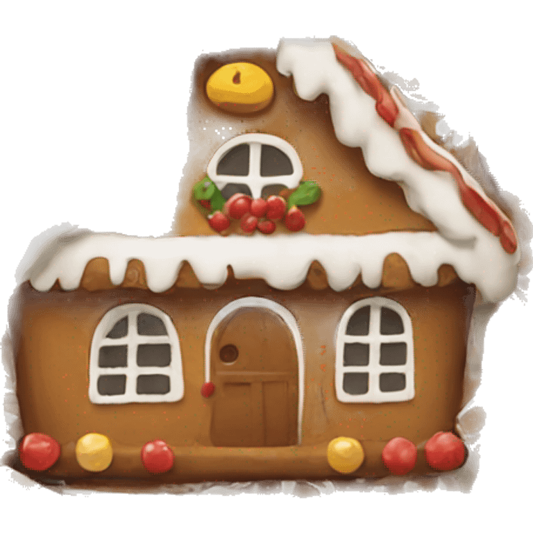 Ginger bread house emoji