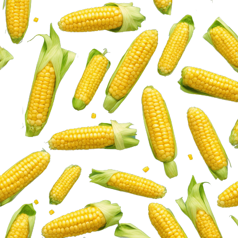 Corn eating corn emoji