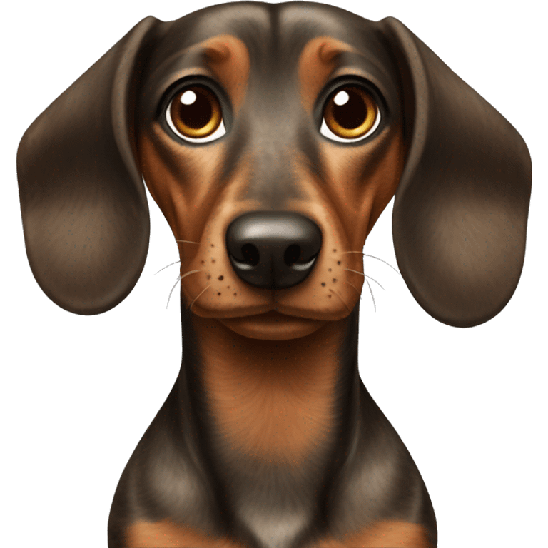 brindle dachshund emoji