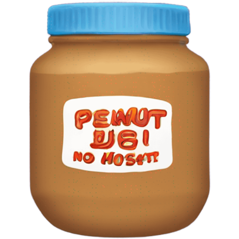 peanut butter jar no face simple plain emoji