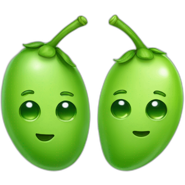 Two peas in a pod emoji