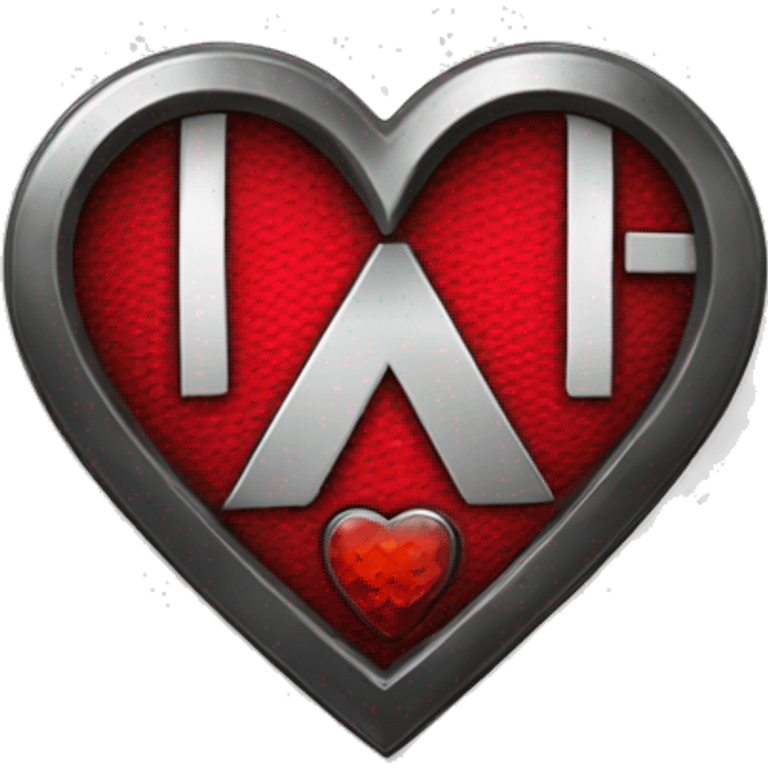 Audi heart badge emoji