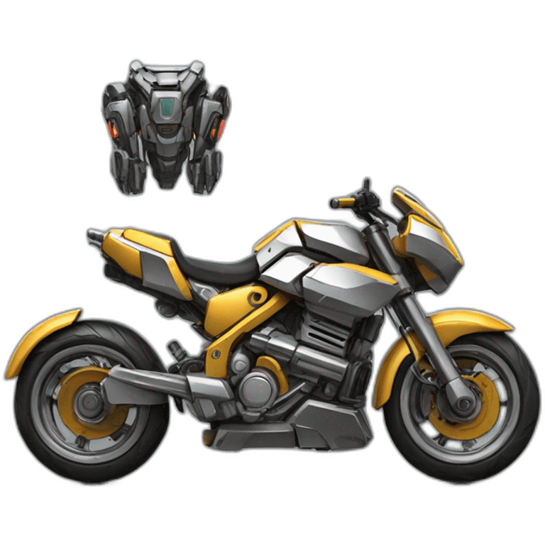 "autobot redesign mecha motorcycle" emoji